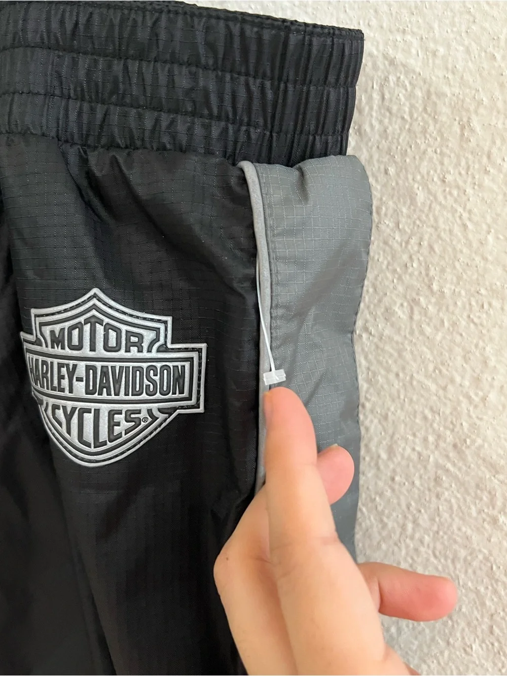 Harley-Davidson MotorClothes XL Wind-Resistant Motorcycle Riding Bib Pants